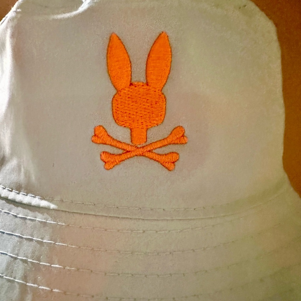 Colorful Bucket Hat with Pyscho Bunny Embroidered Logo - Picture 5 of 8